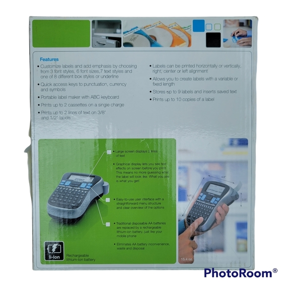 NEW Dymo Label Manager 260P Portable Rechargeable Handheld  Label Maker - Picture 4 of 11